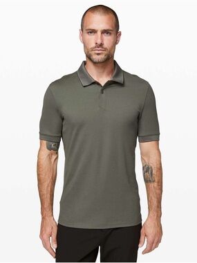 Lululemon Tech Pique Polo Grey Sage- Men’s XL NWOT